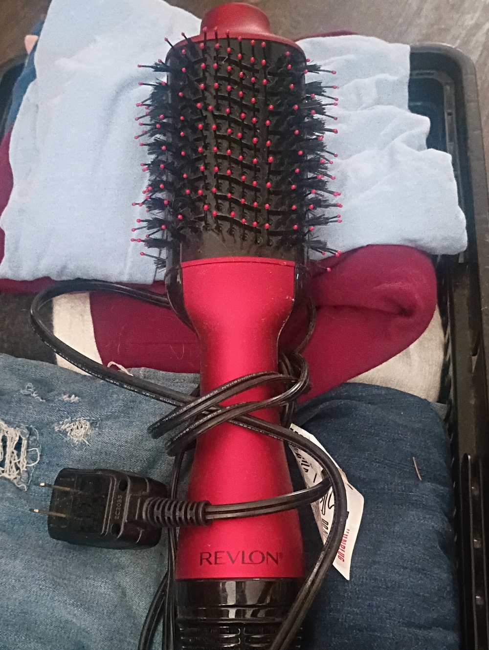 Revlon Red Paddle Hot Air Styler Brush